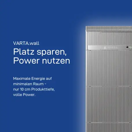 VARTA.wall - der neue modulare DC-Speicher