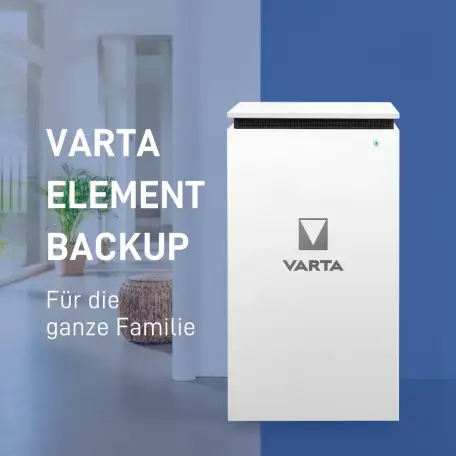 VARTA element backup - die Komplettlösung mit Notstrom