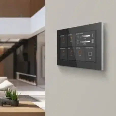 Produktbild: Die Zukunft der Gebäudesteuerung – der neue MDT Glas Touch Smart Plus